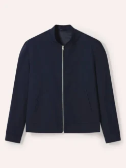 Anzug-Blouson mit Stehkragen