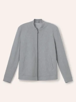Anzug-Blouson mit Stehkragen
