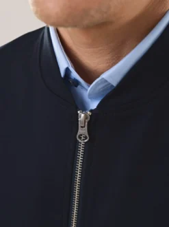 Anzug-Blouson mit Stehkragen