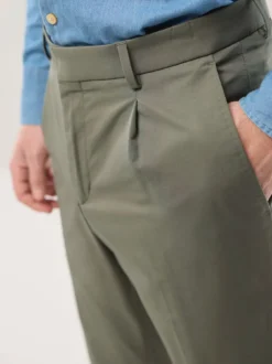 Anzug-Hose aus Baumwollmix