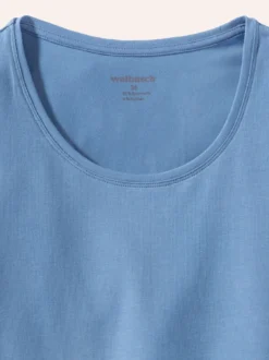 Baumwoll-Basic-Shirt Halbarm