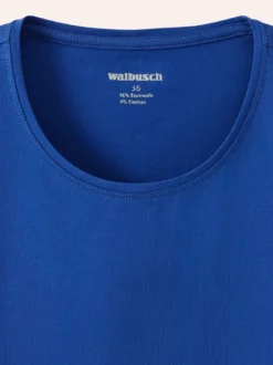 Baumwoll-Basic-Shirt Halbarm