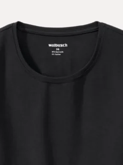 Baumwoll-Basic-Shirt Halbarm