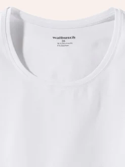 Baumwoll-Basic-Shirt Halbarm