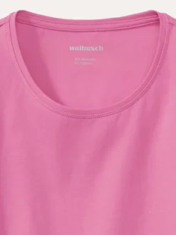Baumwoll-Basic-Shirt Langarm