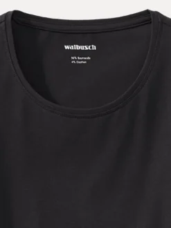 Baumwoll-Basic-Shirt Langarm