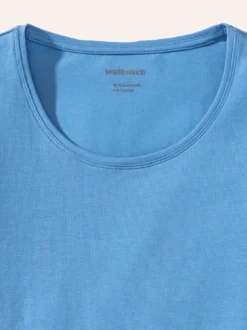 Baumwoll-Basic-Shirt Langarm