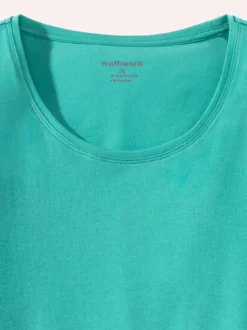 Baumwoll-Basic-Shirt Langarm