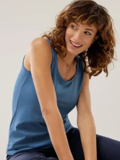 Baumwoll-Basic-Top