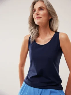 Baumwoll-Basic-Top