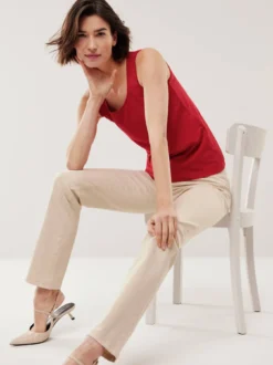 Baumwoll-Basic-Top