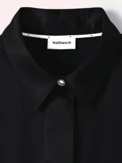Baumwollbluse mit langer Manschette