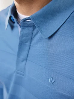 Baumwoll-Polo Webeffekt