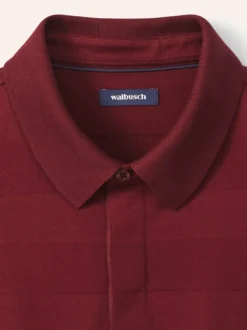 Baumwoll-Polo Webeffekt