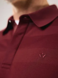 Baumwoll-Polo Webeffekt