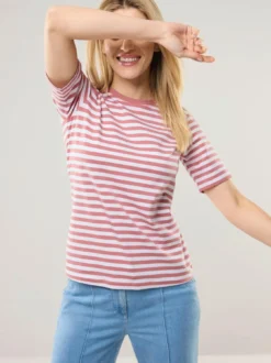 Baumwoll Ringelshirt