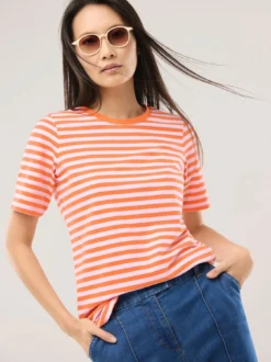 Baumwoll Ringelshirt