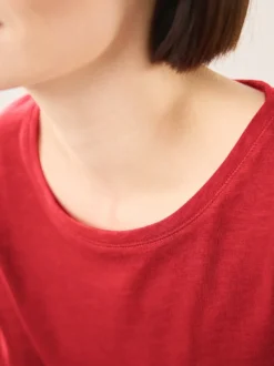 Baumwollshirt aus Flammengarn