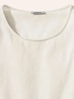 Baumwollshirt Dekospitze