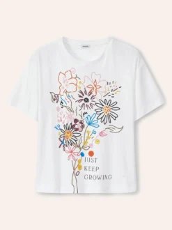 Baumwollshirt Floral