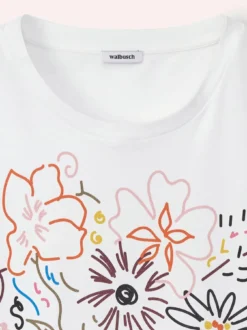 Baumwollshirt Floral