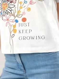 Baumwollshirt Floral