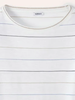 Baumwollshirt Lurexringel
