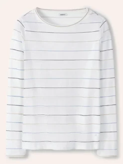 Baumwollshirt Lurexringel