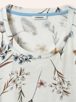 Baumwollshirt mit Blumen