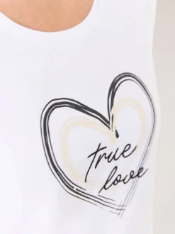 Baumwollshirt mit Herz