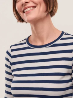 Baumwollshirt mit Ringel