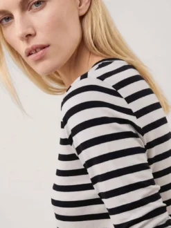 Baumwollshirt mit Ringel