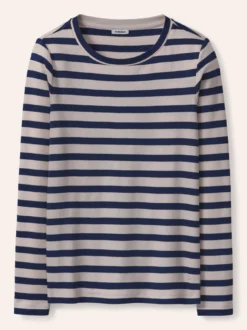 Baumwollshirt mit Ringel