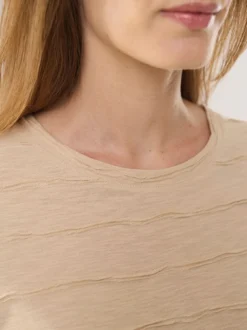 Baumwollshirt Streifenstruktur LA