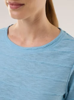 Baumwollshirt Streifenstruktur LA
