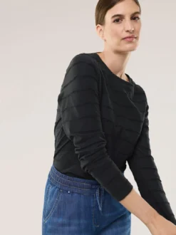 Baumwollshirt Streifenstruktur LA