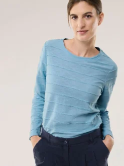 Baumwollshirt Streifenstruktur LA