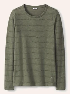Baumwollshirt Streifenstruktur LA