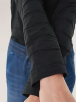 Baumwollshirt Streifenstruktur LA