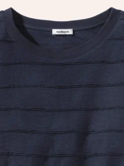 Baumwollshirt Streifenstruktur