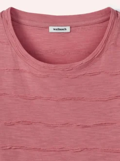 Baumwollshirt Streifenstruktur