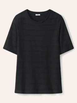 Baumwollshirt Streifenstruktur