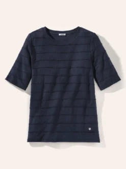 Baumwollshirt Streifenstruktur