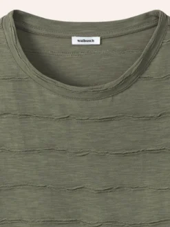 Baumwollshirt Streifenstruktur