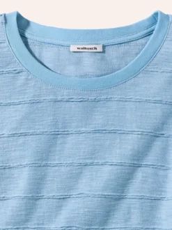Baumwollshirt Streifenstruktur