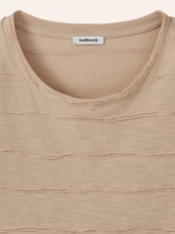 Baumwollshirt Streifenstruktur