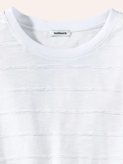 Baumwollshirt Streifenstruktur