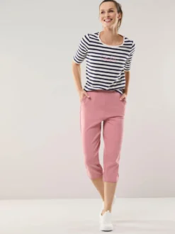 Baumwollstretch Caprihose