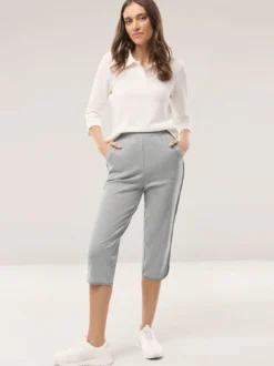 Baumwollstretch Caprihose
