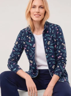 Baumwollstretch Jacke